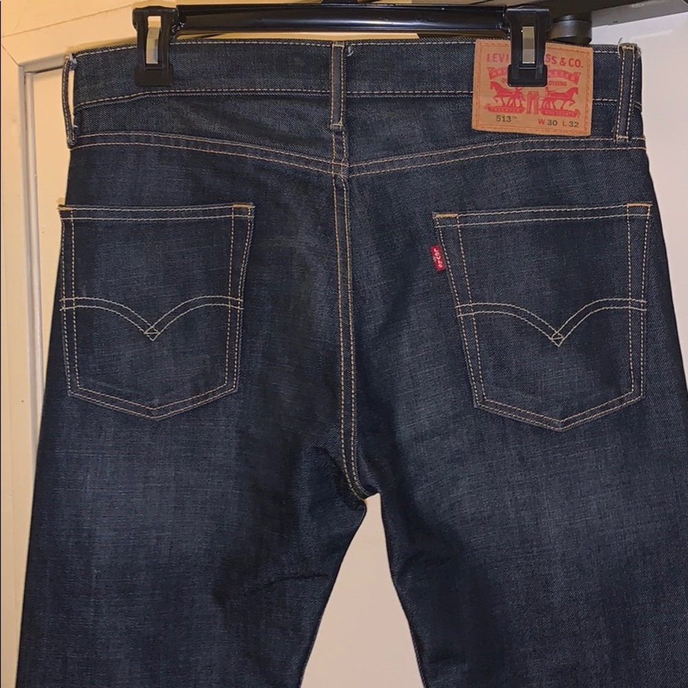 513 Navy Blue Levi’s W30 L32